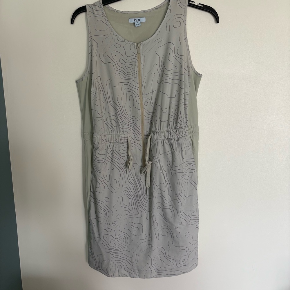 FLX sage green romper SZ S